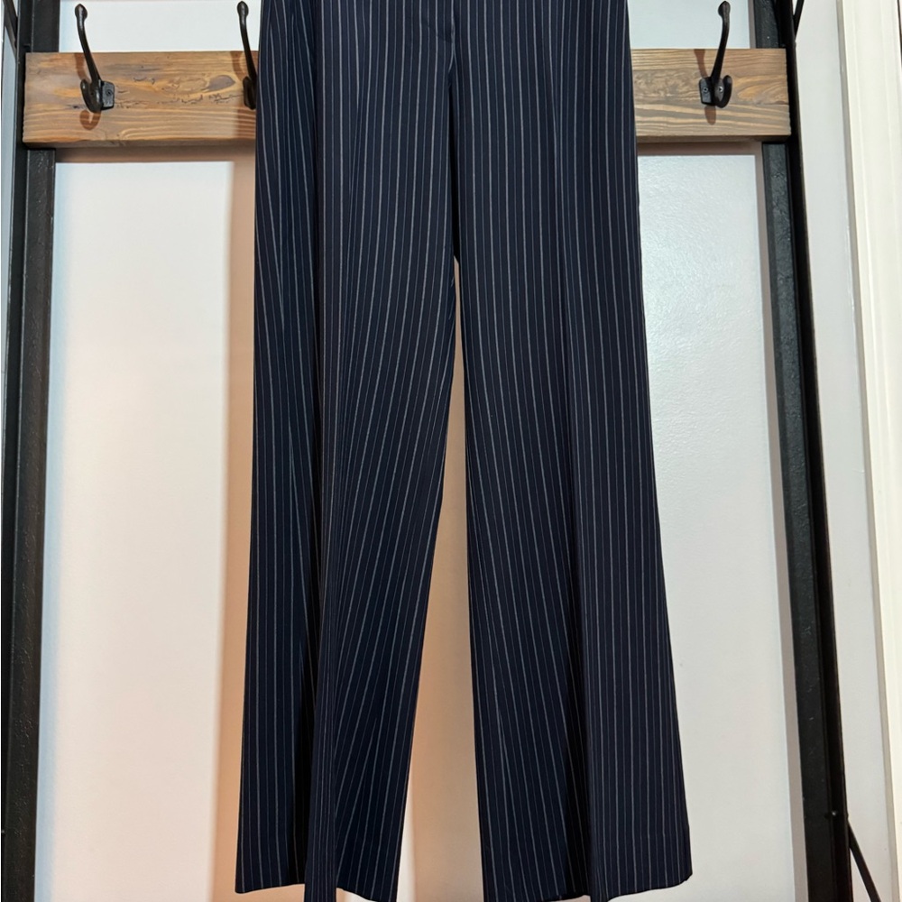 The Limited Stretch Career Navy Pinstripe Pants EUC